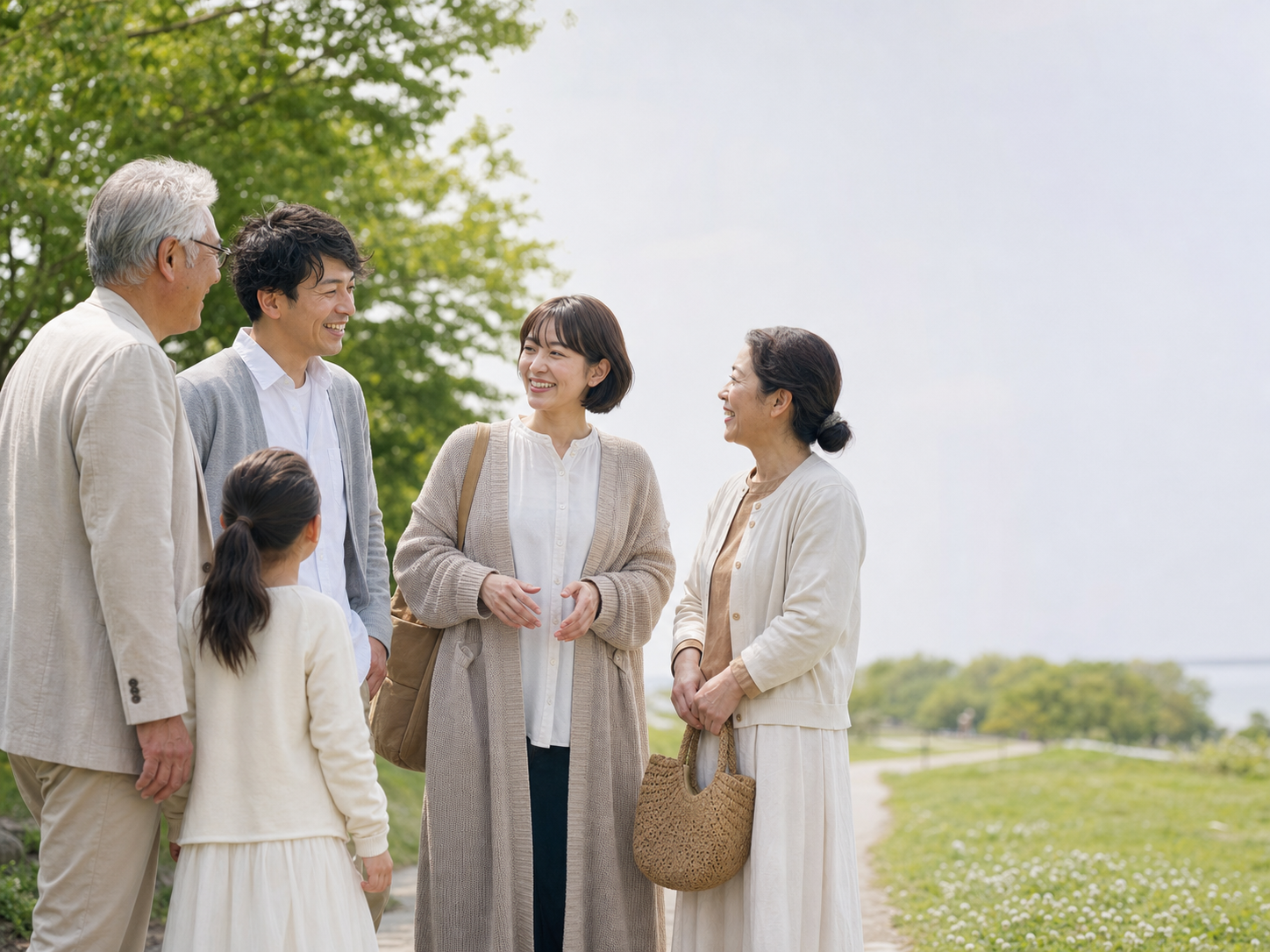 緑の中で人と人が自然に集う、あたたかな時間